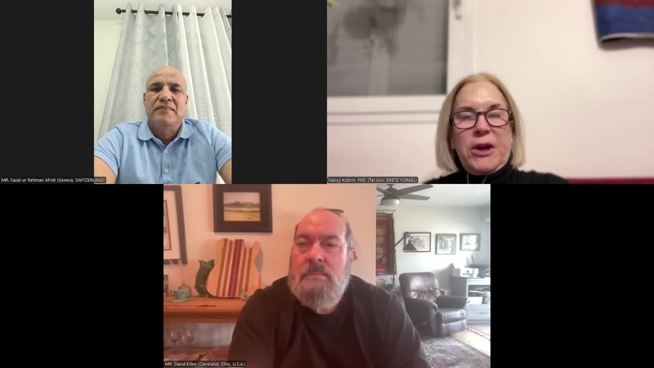 R&B Monthly Seminar: R&B Pashtun-Israel Fellowship (Episode #40 -- March 25th, 2025). Co-Chairs: MR. Fazal-ur Rehman Afridi (SWITZERLAND). Nancy Kobrin, PhD. (ISRAEL). Speaker: MR. David Eden, Author, "My Pashtun Rabbi" (USA)