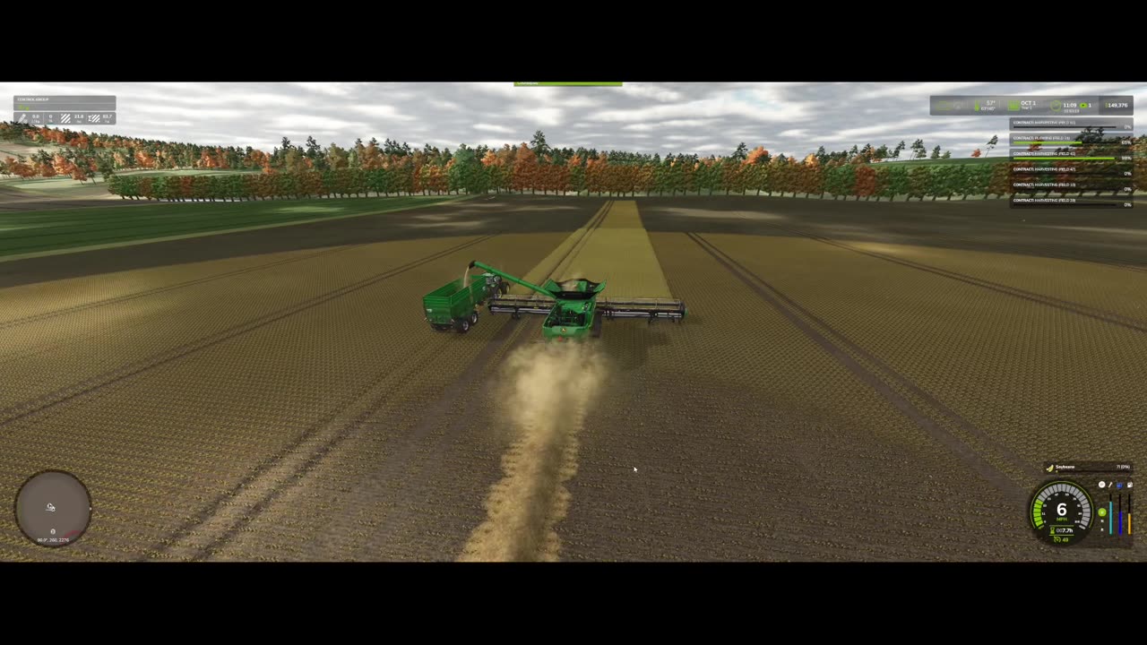 Farming Simulator 25 Autdrive and Courseplay farming!