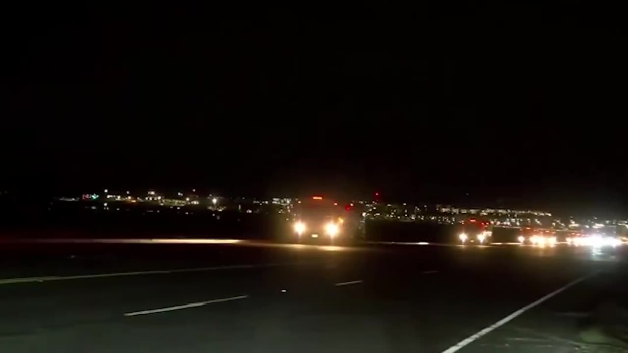 Over a dozen buses full of Marines have now left Twentynine Palms and are headed to Los Angeles