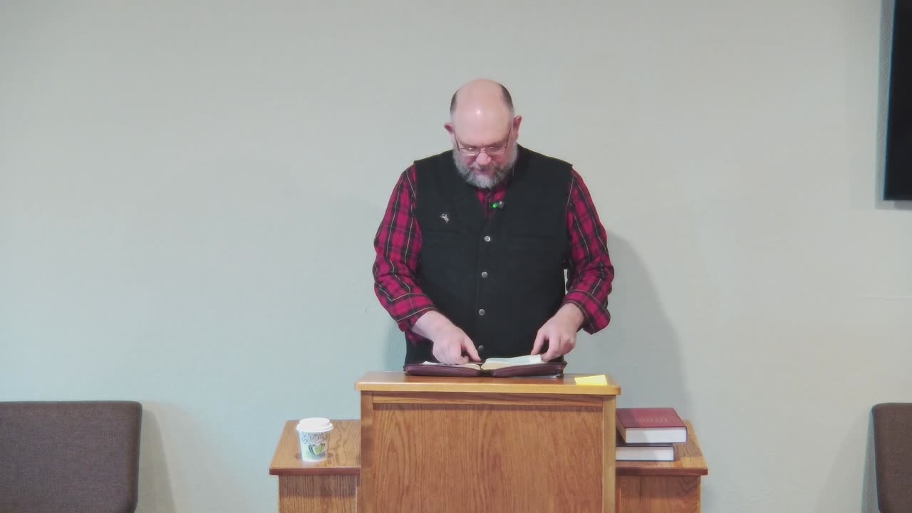 Pastor Jason filling in for Pastor Scott. Proverbs 6.