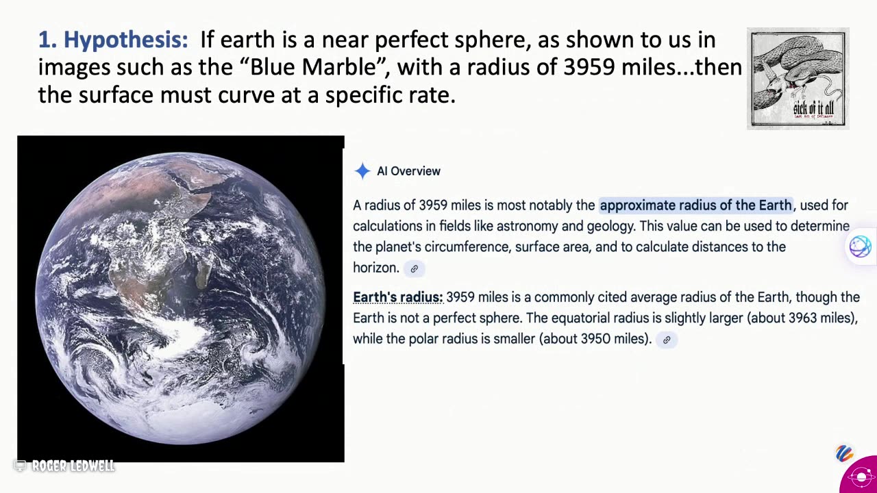 The stupidest Flat Earther