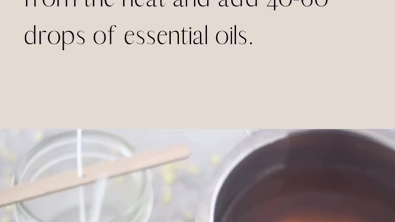 Homemade Beeswax Candle