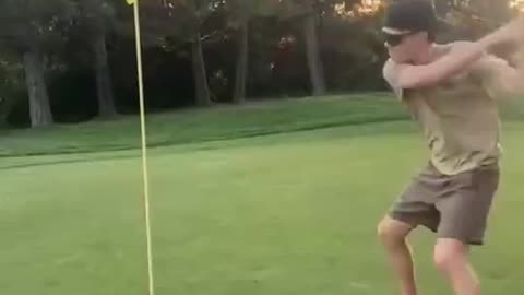 The greatest golf shot of all time just dropped
