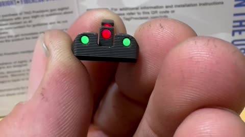 Tap Precision Aftermarket Fiberoptic Glock Sights