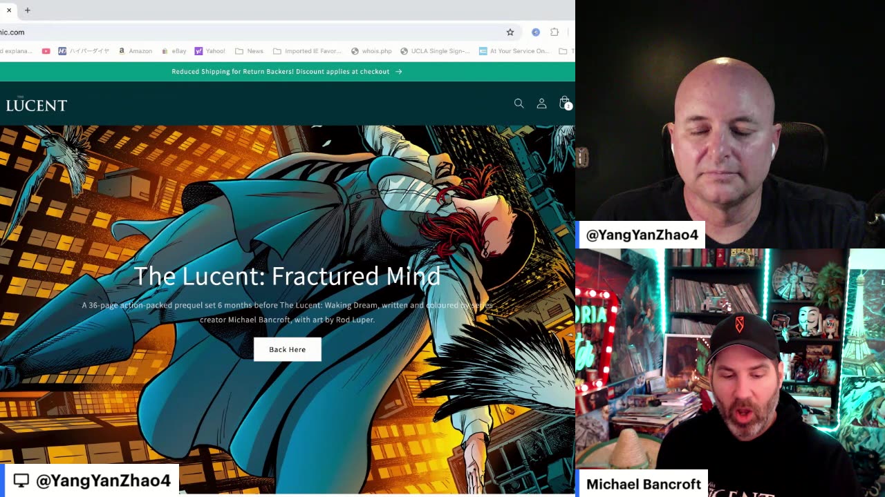 Unveiling "Lucent: Fractured Mind" – Michael Bancroft’s Mind-Bending Graphic Novel