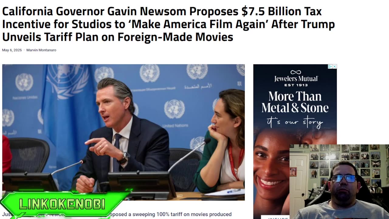 Gavin Newsom Wants To Help Trum By Using A 7.5 Billion Tax Incentive On Hollywood