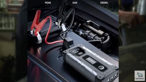 Sharmeal Car Jump Starter 3000A, Jump Starter Battery Pack for Up to 9.0L Gas an