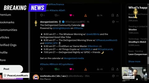 DeOrganized Morning | Crypto Report | @Stacks Update | Crypto Futures, Fed Signals, Vitalik’s Proposal & $BTC Treasury Moves 9/8