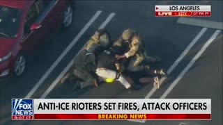 See the EPIC moment National Guard soldiers take down rioter on live TV… definition of FAFO