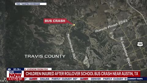 Texas school bus rollover crash: Several children injured | LiveNOW from FOX