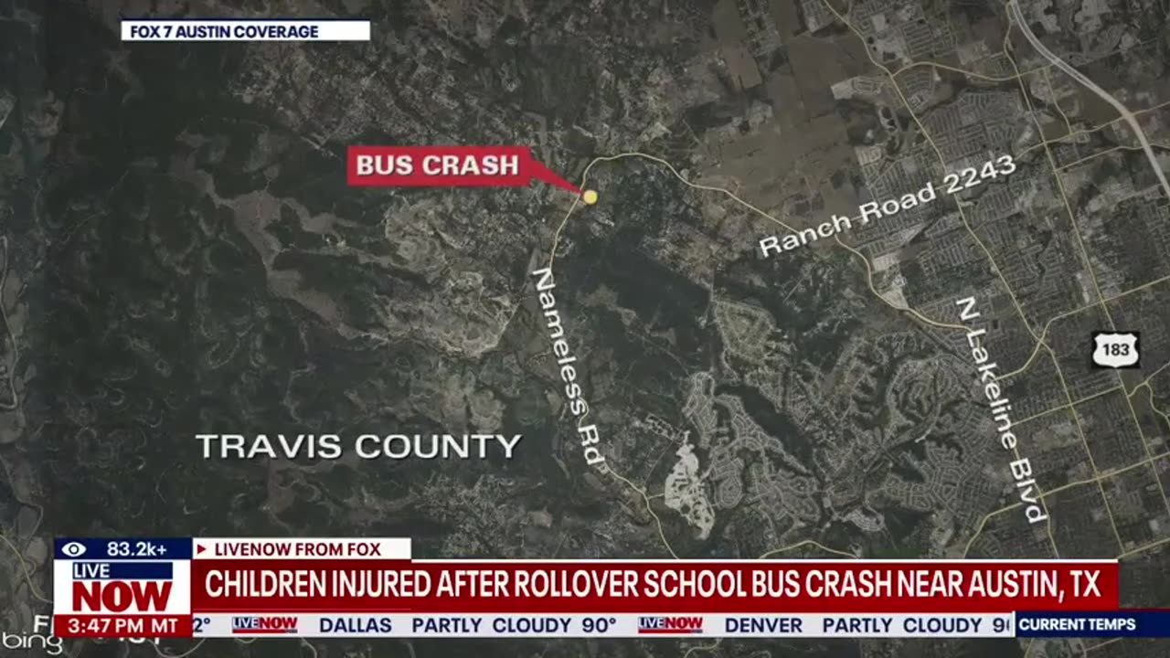 Texas school bus rollover crash: Several children injured | LiveNOW from FOX