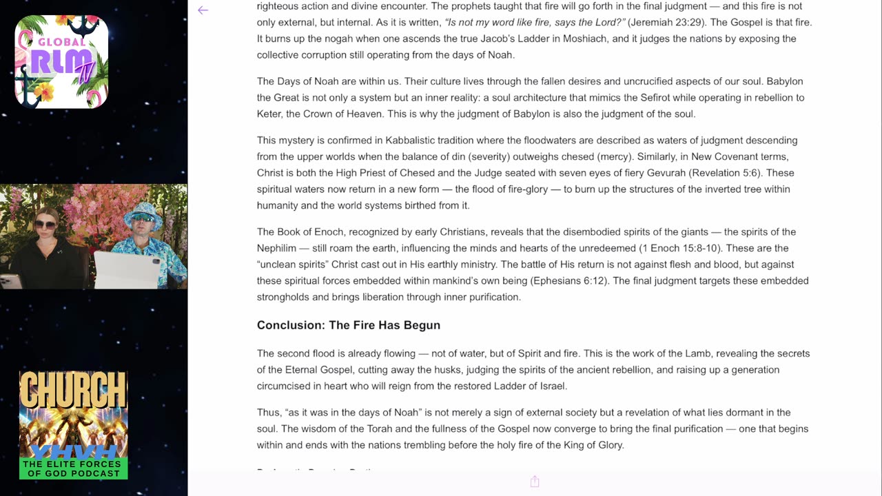 Church of the Elite Trained Forces of YHVH #35