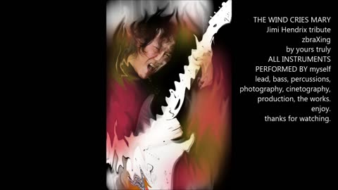 JIMI HENDRIX "THE WIND CRIES MARY" zbraxing cover