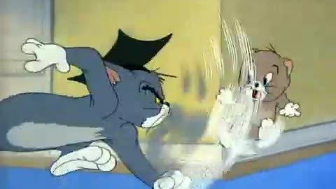 Tom & Jerry Spanking Scene "Professor Tom"
