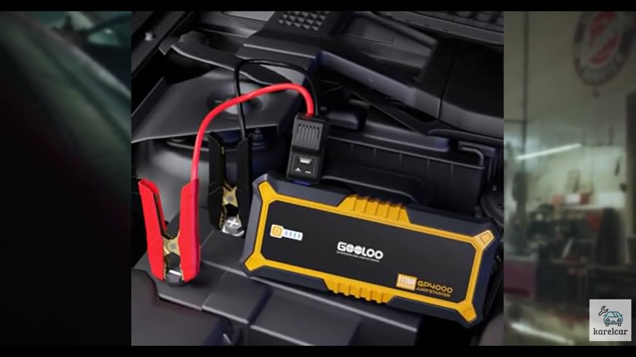 GOOLOO GP4000 Jump Starter 4000A Peak Car Starter (All Gas,up to 10.0L Diesel E