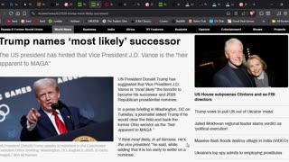 Trump Names Successor in the Midst of Rumors