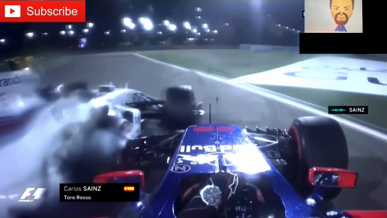 Formula1 2017 Onboard Crash Compilation *PURE SOUND* (REACTION)