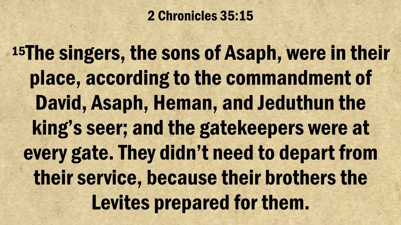 2 Chronicles 35