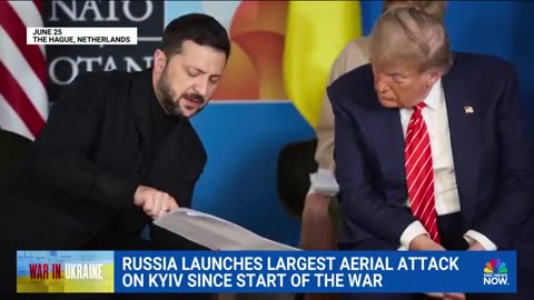 Trump speaks with Zelenskyy following Russian drone strikes