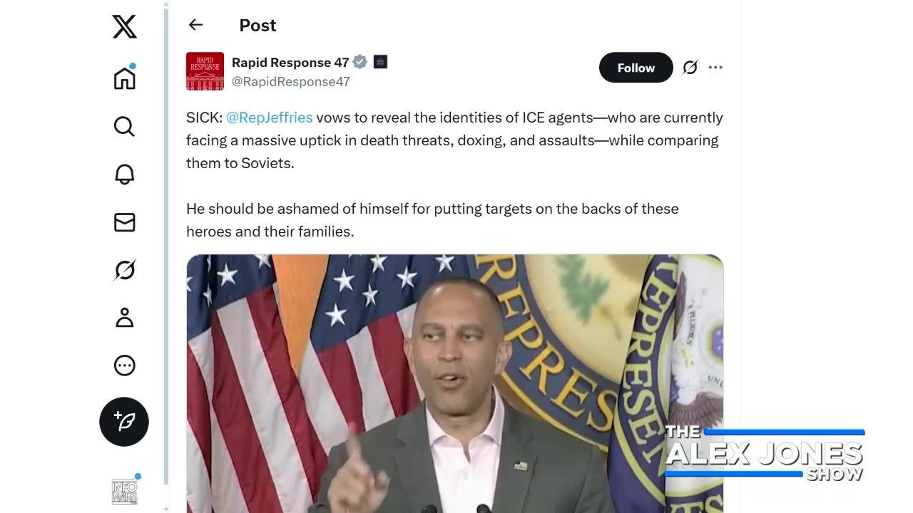 Sen. Alex Padilla Thrown To The Ground & Handcuffed After Crashing Kristi Noem’s Press Conference