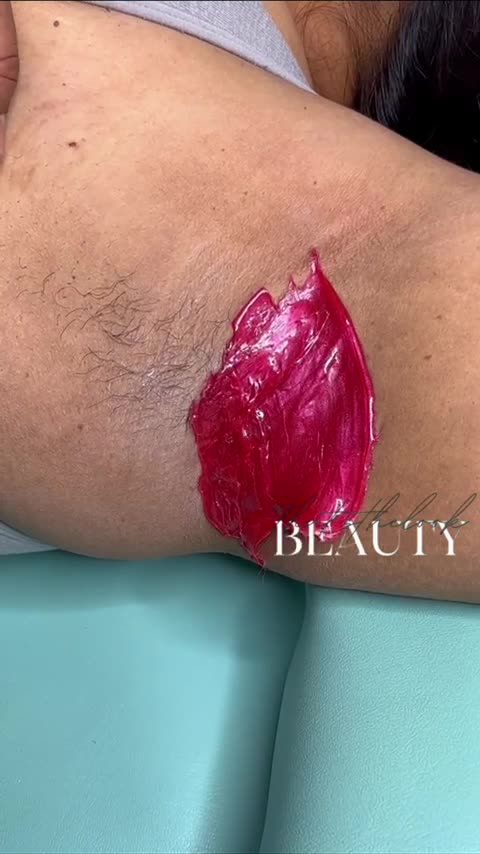 🔥 Underarm Waxing in Texas Using Sexy Smooth Cherry Desire | @thatsthelookbeauty 🔥