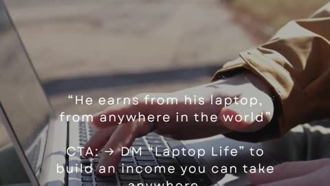 He Earns From His Laptop, From Anywhere In The World