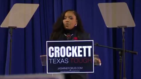 Jasmine Crockett has rapper introduce he as she announces she’s running for the Texas Senate