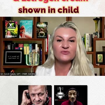 Parents Testerone & Estrogen cream shown in child