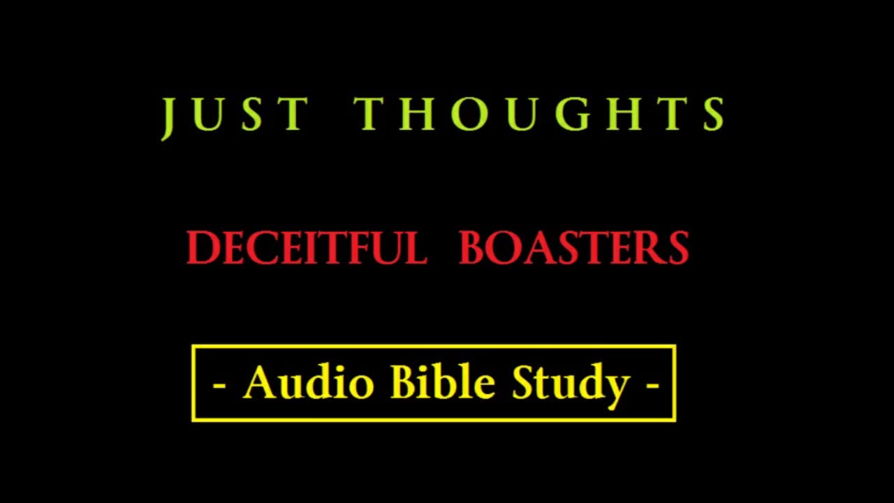 Just Thoughts - Deceitful Boasters (2014) Retro