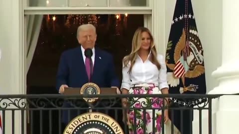 GREAT TALK - MELANIA LOOKS NERVOUS