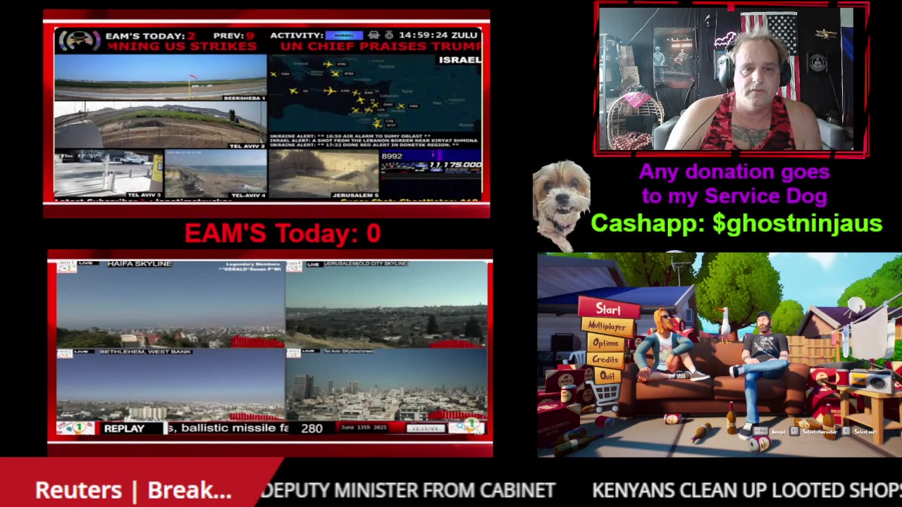 WAR WATCH LIVE 6 26 25