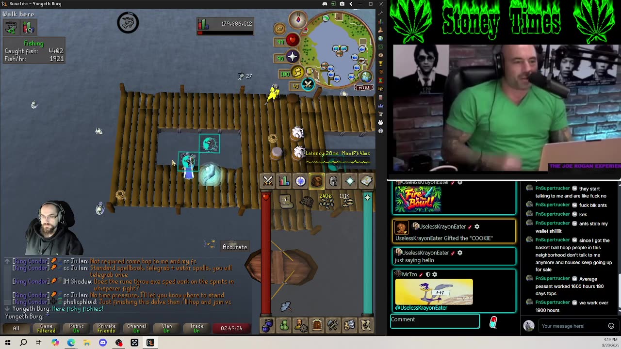 Burg's Lounge.. Runescape n' Chill 8-20 #Live #Cannabis #420 #OSRS