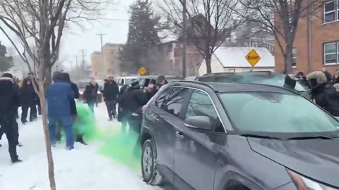 Bovino Throws Alleged Tear Gas In Minneapolis (1.21.26)