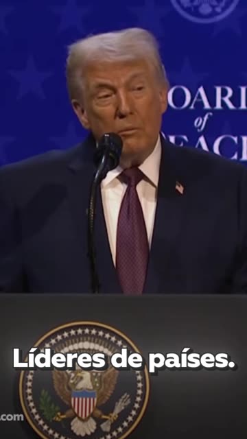 Trump hace oficial su Consejo de Paz