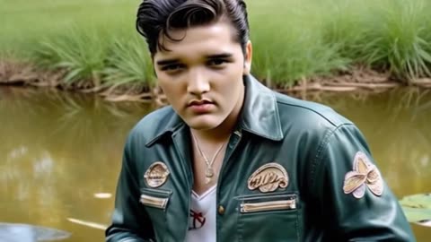 TEEN ELVIS IN A MISSISSIPPI SWAMP