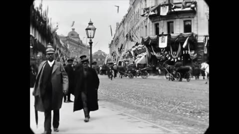Moscow, Tverskaya Street in 1896