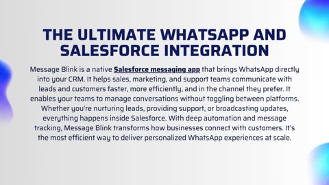 WhatsApp for Salesforce
