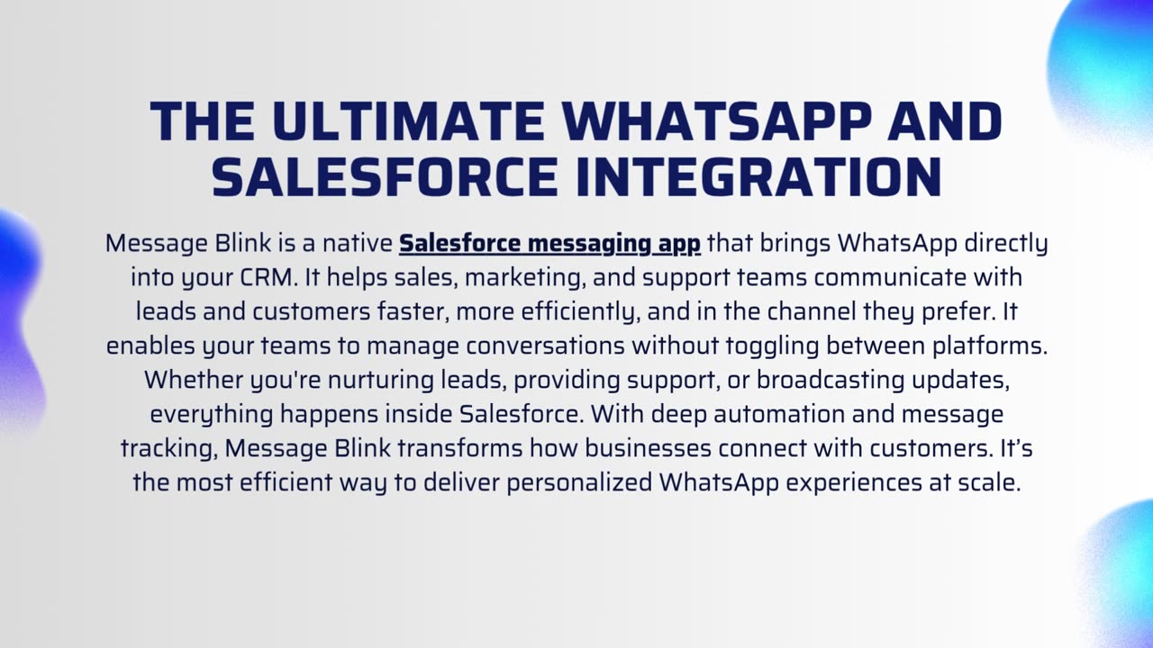 WhatsApp for Salesforce