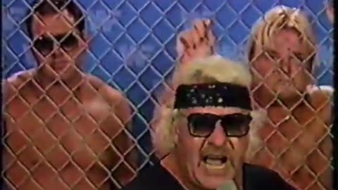 Dream Team with Brutus beefcake & Johnny V. Steel Cage promo