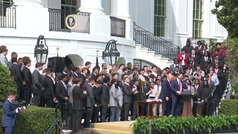 President Trump Welcomes the 2024 College Football National Champions - The Ohio State University