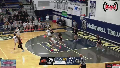 DECEMBER 2 2025 PIAA D-10 GIRLS BASKETBALL: CORRY VS MCDOWELL PART 5
