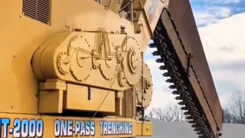 The Most Powerful Trenching Machine – Trencor 1860 #shorts
