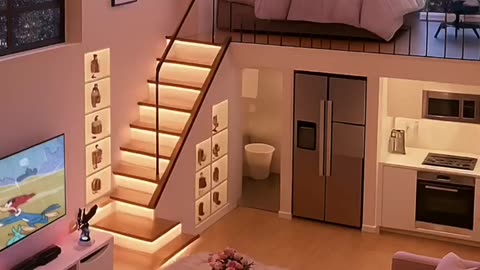 Step into this dreamy loft apartment! ✨
