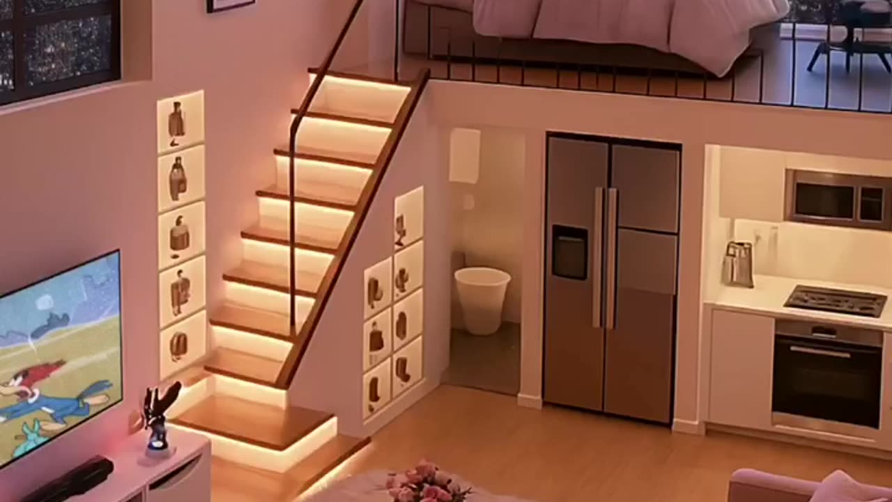 Step into this dreamy loft apartment! ✨