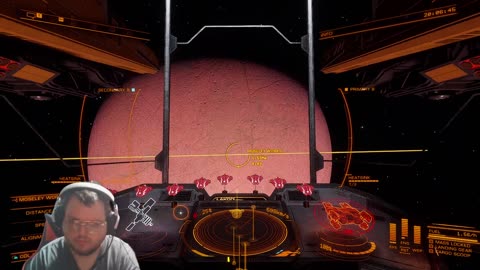 Flying in outer space in elite dangerous