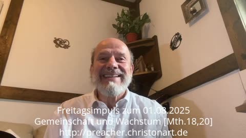 Freitagsimpuls: Gemeinschaft und Wachstum [Mth.18,20]