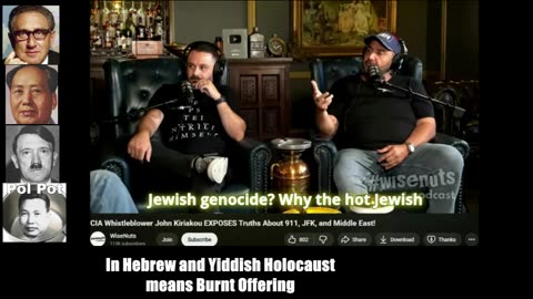 Kiriakou Explains HoloCost and Hebrew Burnt Offering