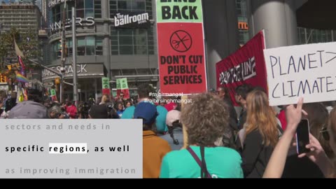 Rallies in Toronto, across Canada, challenge elements of Carney’s agenda