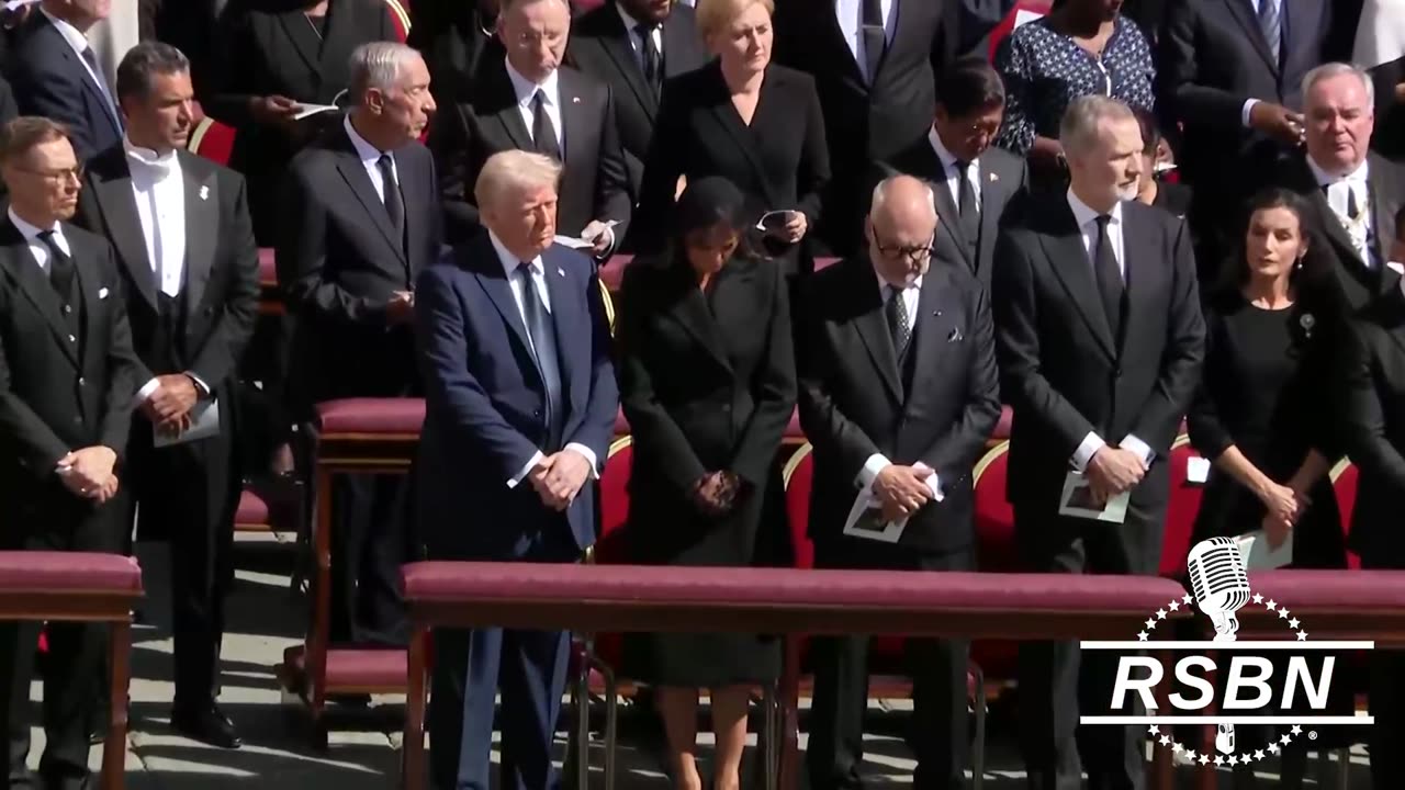WATCH: President Trump attends Pope Francis' Funeral at the Vatican - 4/26/25