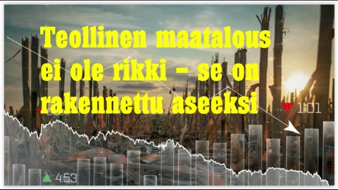 Teollinen maatalous ei ole rikki - se on rakennettu aseeksi
